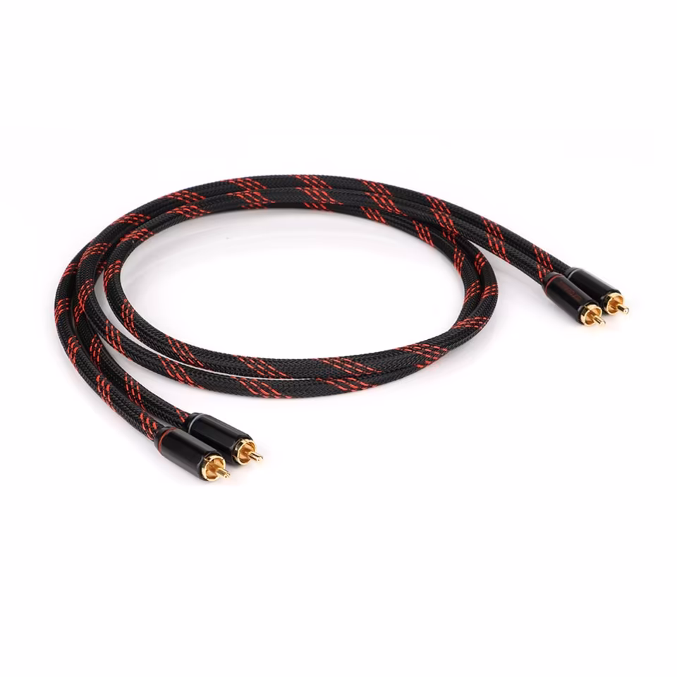 Sinusline Cinch-/RCA Kabel - doppelt geschirmt