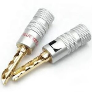 vergoldete Nakamichi Hohlbananenstecker