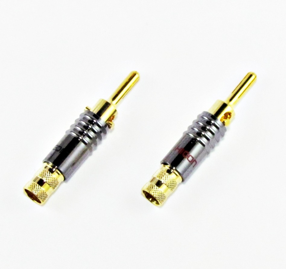Hicon Bananenstecker - verriegelbar - vergoldet – Bild 4