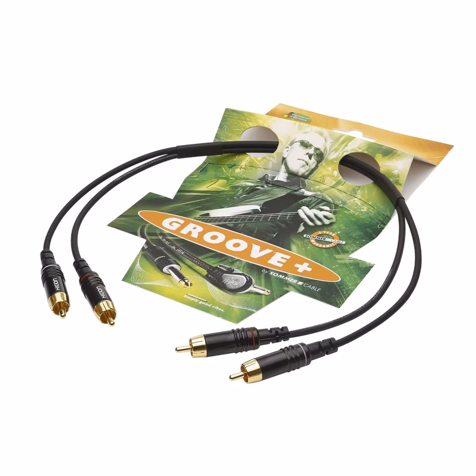 Sommer Cable Cinch,- RCA Kabel Onyx